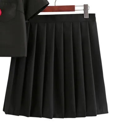 Skirt Школьные платья японские Jk униформы черный матросский костюм с галстуком аниме плиссированная юбка униформа платье для старшеклассниц студентов - Цвет: Skirt