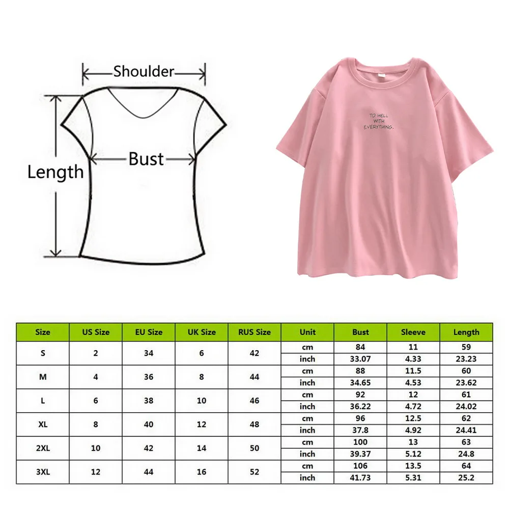 

New Women Short Sleeve T-shirts Women Korean-Style Loose Harajuku Letter Printed Chic Simply All-match Ulzzang Leisure