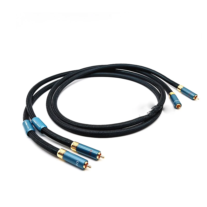 Hi-Fi 8N OCC Ortofon RCA кабель Hi-end усилитель cd-разъем 2RCA to2RCA мужской сигнальный |