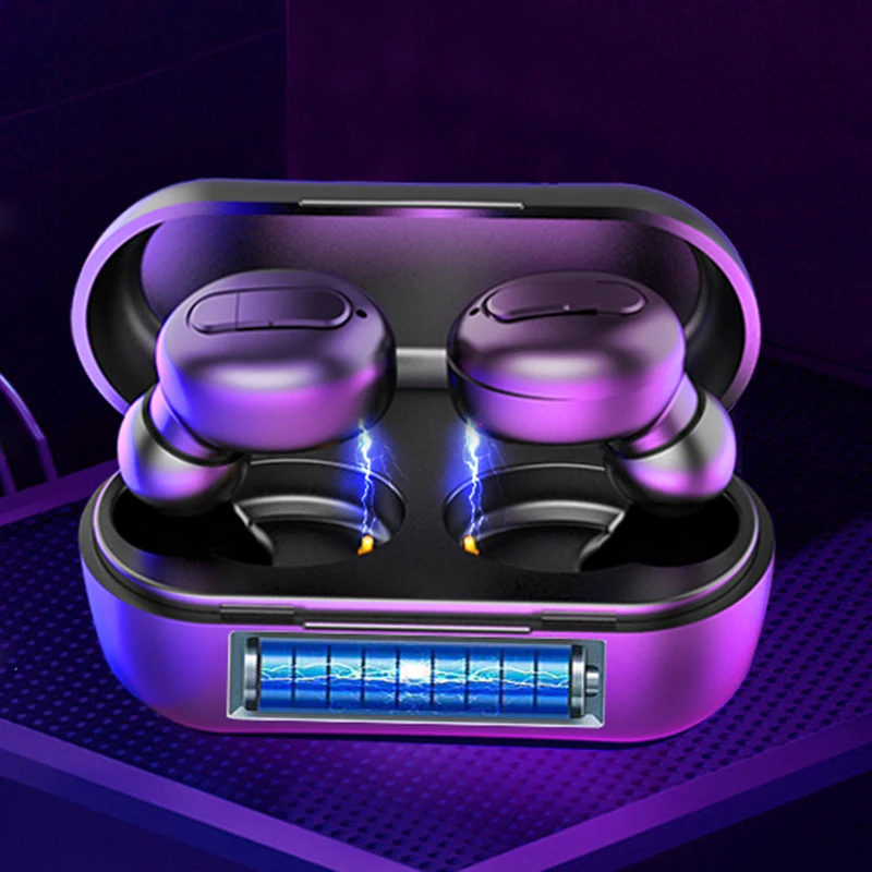 HIFI TWS Bluetooth-compatible Earphone Waterproof V5.0 Earphones Wireless Headphones For Android IOS With Charging Box | Электроника