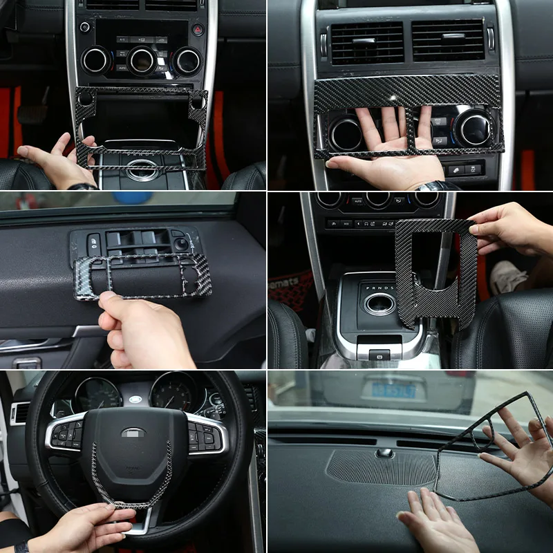 Декоративная наклейка из углеродного волокна (мягкая) для интерьера автомобиля