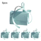 5 шт.лот портативные подарочные коробки для вечерние Ринок и свадеб, подарочные пакеты для шоколадных конфет, украшения для дня рождения