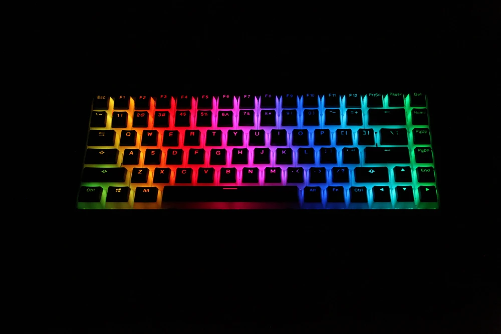 Пудинг V2 pbt doubleshot keycap oem подсветка для механической клавиатуры Белый Черный gh60