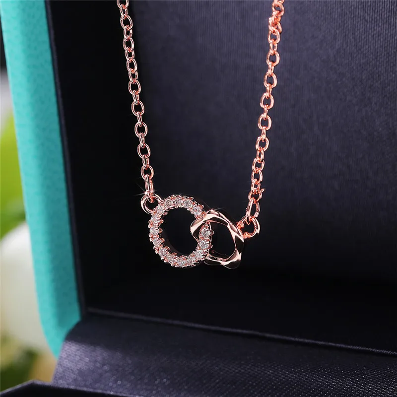 

Изящное женское ожерелье-подвеска VAGZEB с блестящим кубическим цирконием, модные ожерелья вечерние, повседневной носки, Универсальные женск...