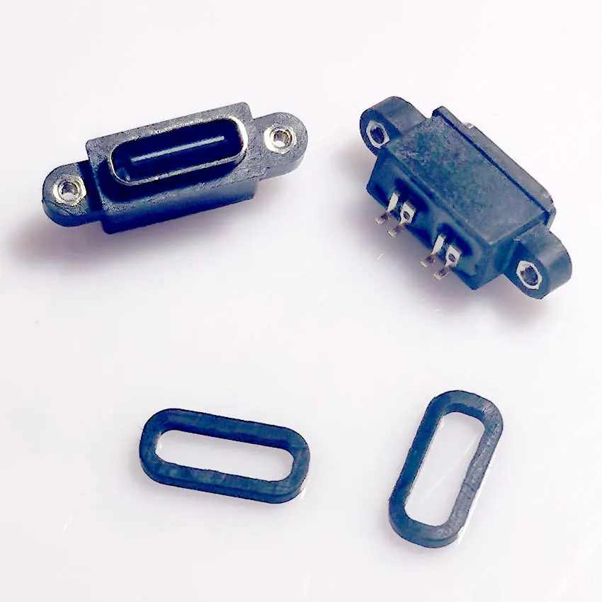 1-10 шт. водонепроницаемый разъем Micro USB TYPE-C на 4 контакта |