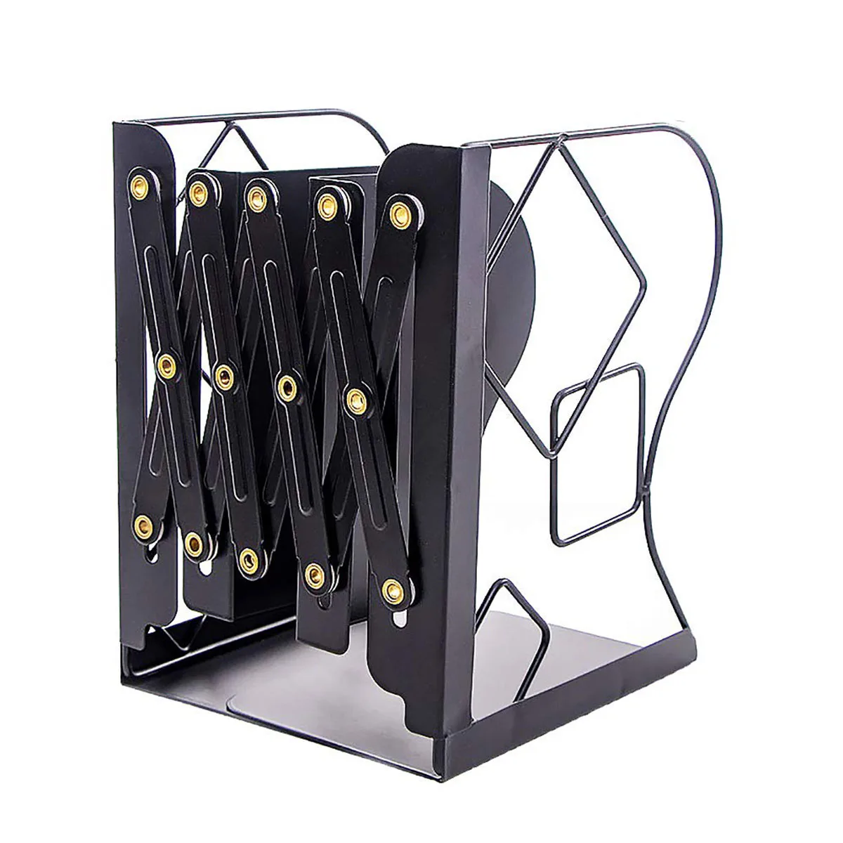 Выдвижная регулируемая металлическая железная стойка для книг настольный