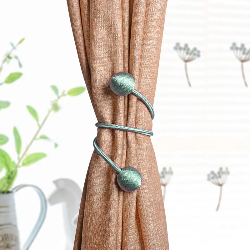 

Curtain Tiebacks Plush Alloy Hanging Belts Ropes Curtain Holdback Buckles Clasp Clips Curtain Accessories Hook Holder Home Decor