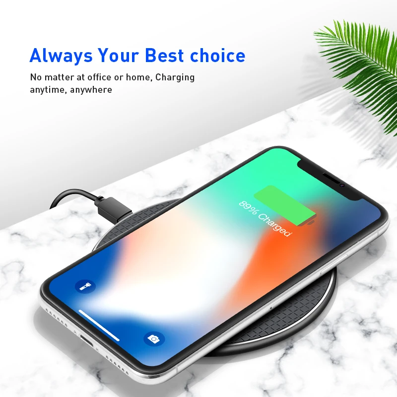 10 Вт 5 В 2A Беспроводное зарядное устройство для iPhone 11X8 Plus XR XS Max Быстрая зарядка для samsung Note 9 Note 8 S10 Plus зарядное устройство для телефона