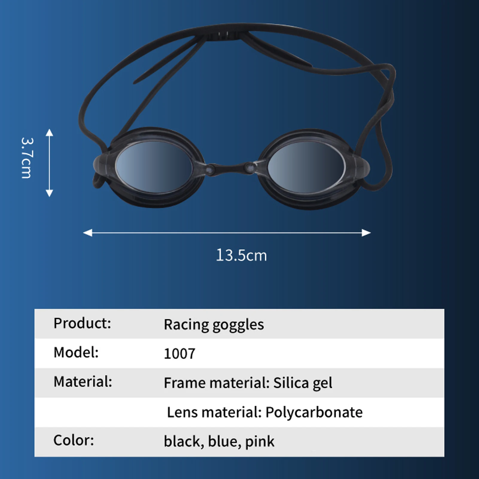 

Adult High-definition Anti-fog Goggles Environmental Protection Silicone Swimming Goggles Waterproof Small Frame Goggles
