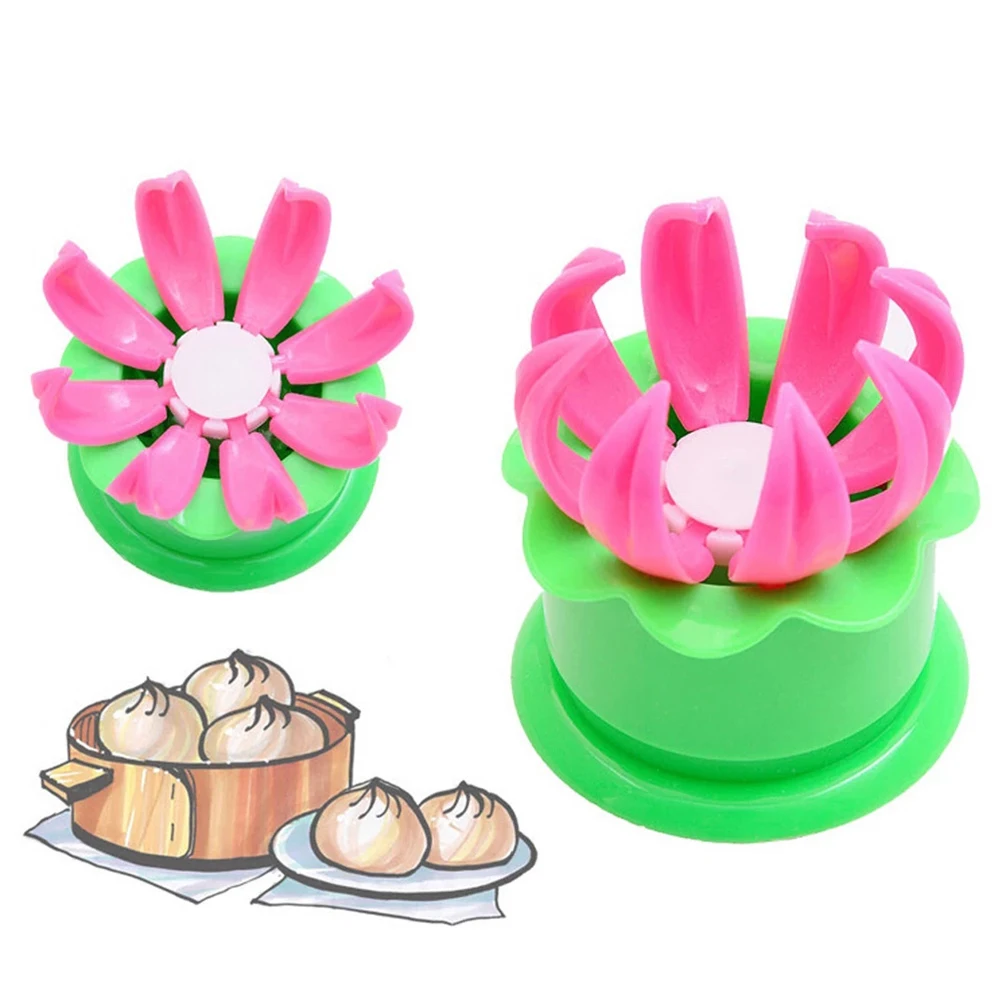 

2PCS Creative Manual Dumpling Mold Steamed Stuffed Bun Mold DIY Pastry Pie Mold for Kitchen Cooking Tools