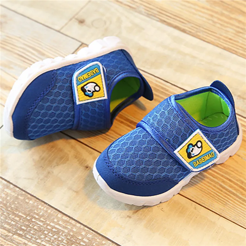Summer Kids Shoes Breathable Mesh Sneakers Boys Outdoor Flats Casual Girls Children Walking Footwear tenis infantil |