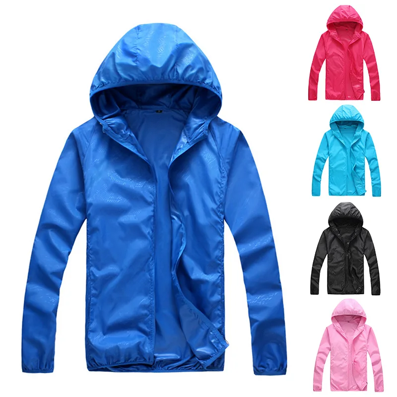 

Women Men Hiking Windproof Jacket Outdoor Quick Dry Bicycle Sports Coat Sun-Protective Anti UV Windbreaker