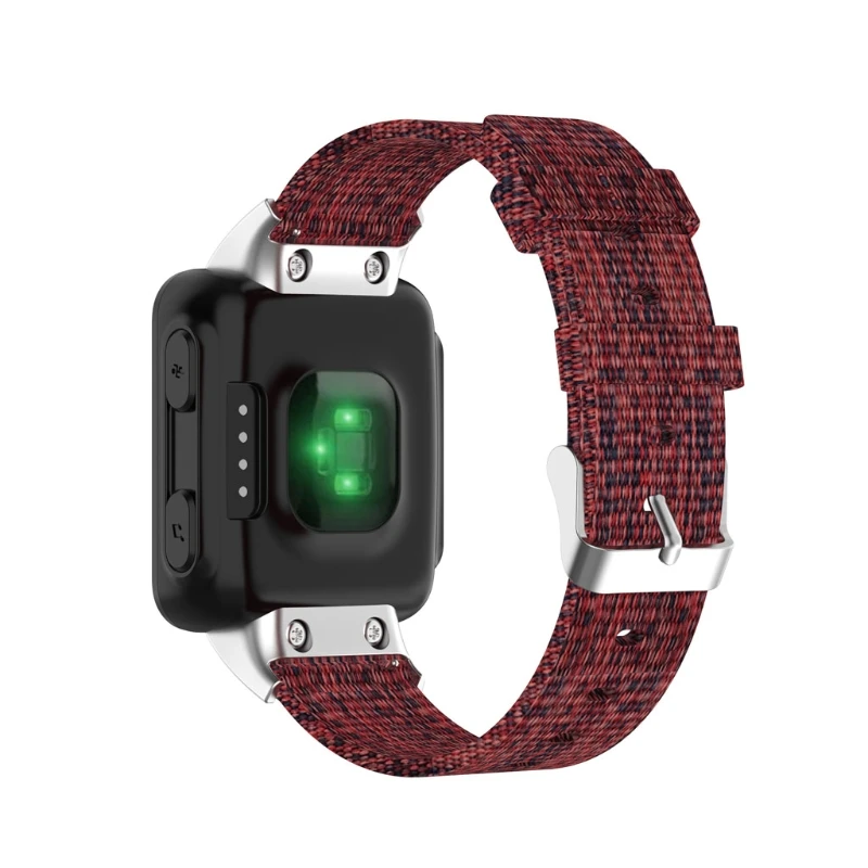 

Replacement Nylon Watch Band Wrist Strap for -Garmin Forerunner 30 35 35J Watch