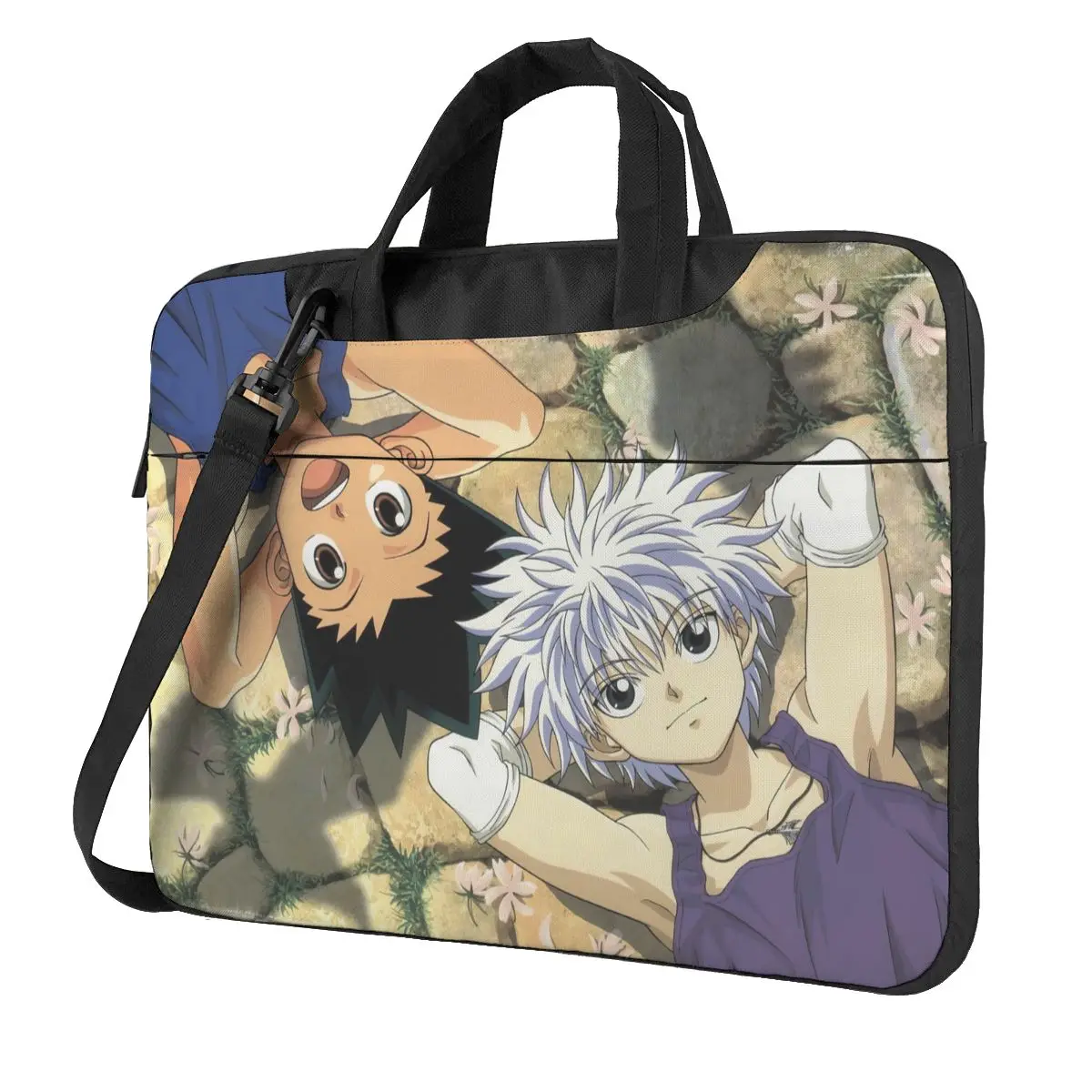 Anime - Hunter X Hunter Laptop Bag Case Protective Vintage Computer Bag Bicycle Crossbody Laptop Pouch