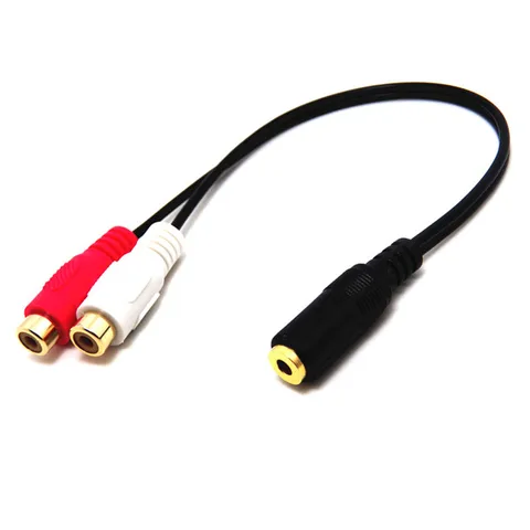 Аудио переходник 3.5 мм на 2 RCA