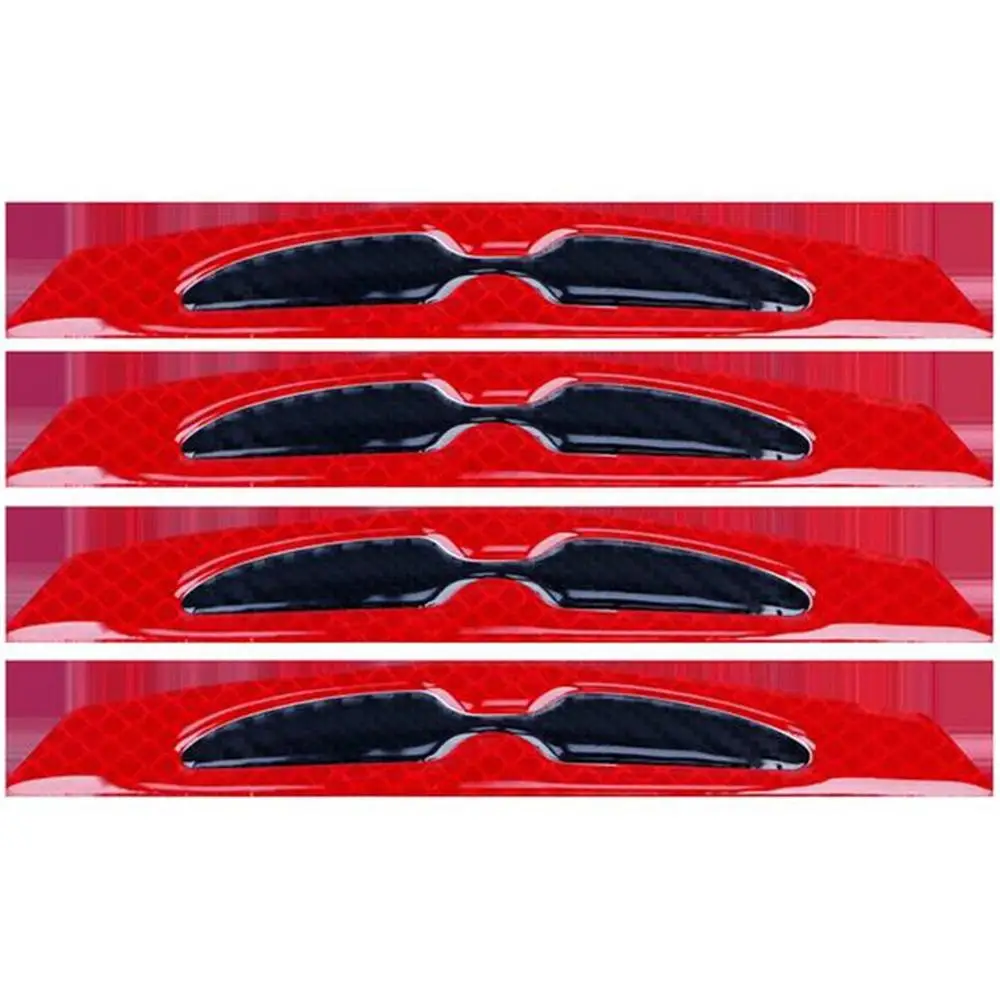 Door-Red Автомобильные светоотражающие полосы Предупреждение ющая лента для стайлинга автомобилей Крыло двери наклейки на багажник Наклейка знак безопасности светоотражающие наклейки предупредительные полоски - Цвет: Door-Red