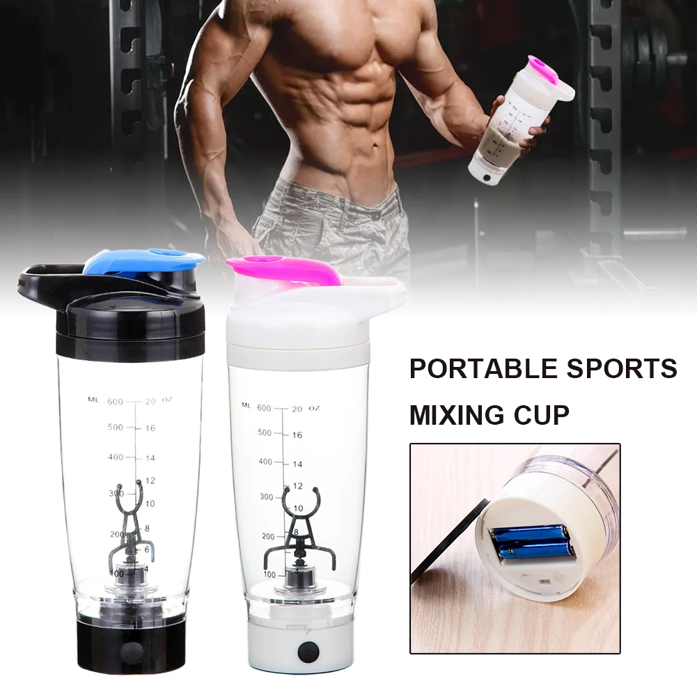 

Electric Protein Shaker Bottle Leak-Proof Powerful Vortex Mixer Bottle Automatic Mixing Cup Milk Coffee Blender Fitness Bottle