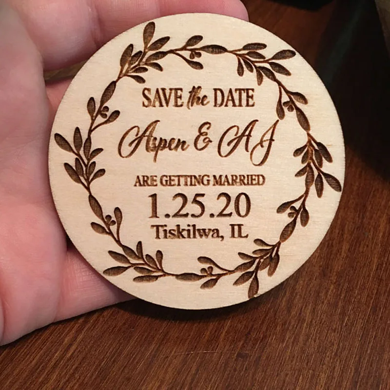 Сохраните дату персонализированная каллиграфия сохраните магниты свадебные