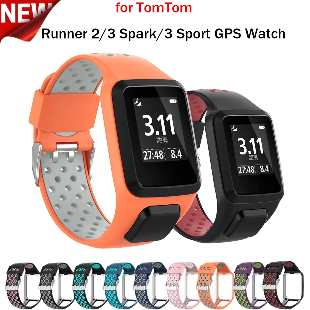 Ремешок для TomTom Runner 2 3 Свеча зажигания GPS спортивный сменный ремешок на запястье