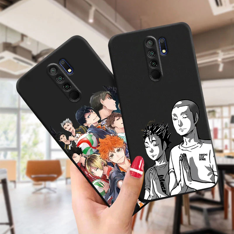 Anime Hinata Haikyuu Phone Case for Xiaomi Redmi Note 10 Pro 9 9C 9A POCO M3 X3 F3 Soft Back Covers | Мобильные телефоны и