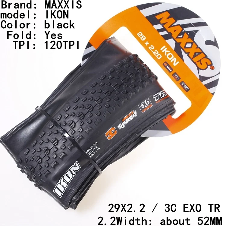 Шины для горного велосипеда Maxxis IKON 27 5*2 2 29*2 0 25 бескамерные шины 3C TR EXO
