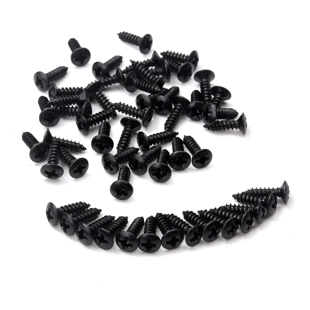 100 шт. накладки для бас гитары винты крышка разъема винт электрической аксессуары