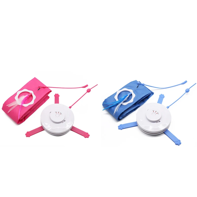 Игрушка для кошек 2 в 1 мобильная мышь перо палочка сумасшедшая игрушка