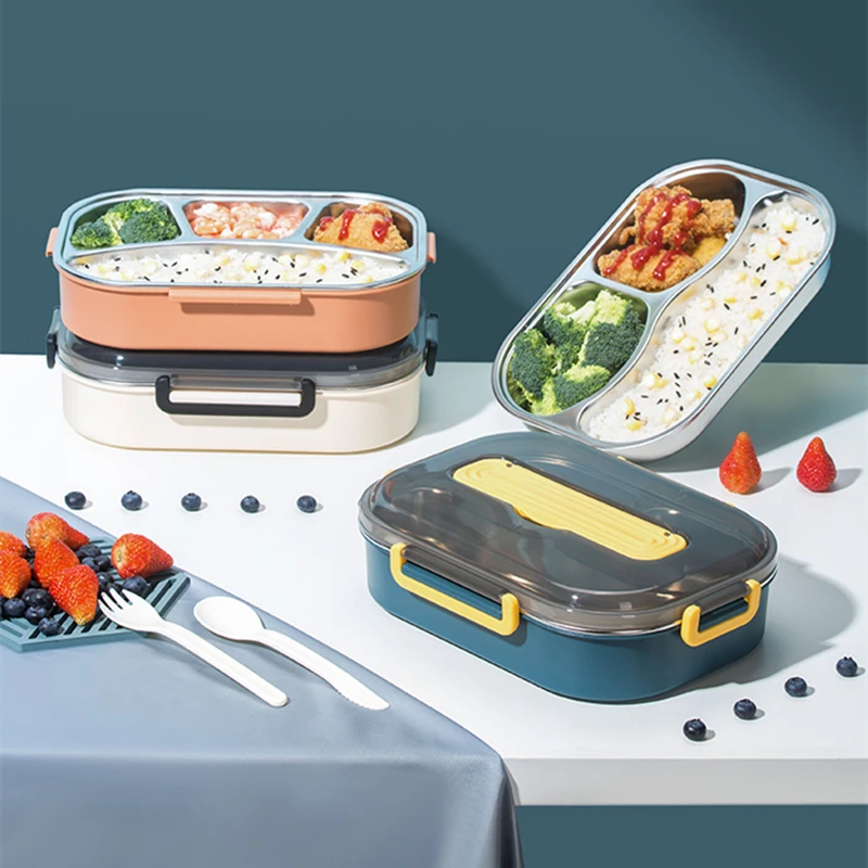 304 термальный Ланч бокс из нержавеющей стали офисный работник бэнто