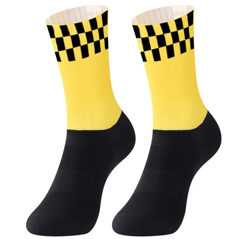 

2019 Anti Slip seamless Cycling Socks Integral Moulding High-tech Bike Sock Compression Bicycle Outdoor Running Sport Socks