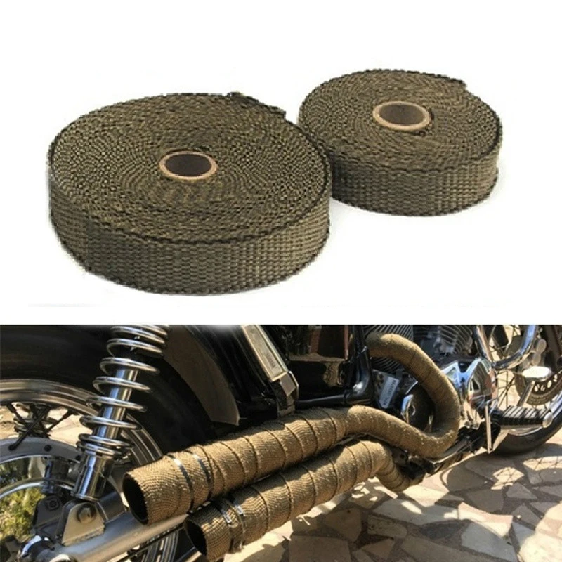 Выхлопная труба для автомобиля и мотоцикла 10 м грелка выхлопной трубы турбо в