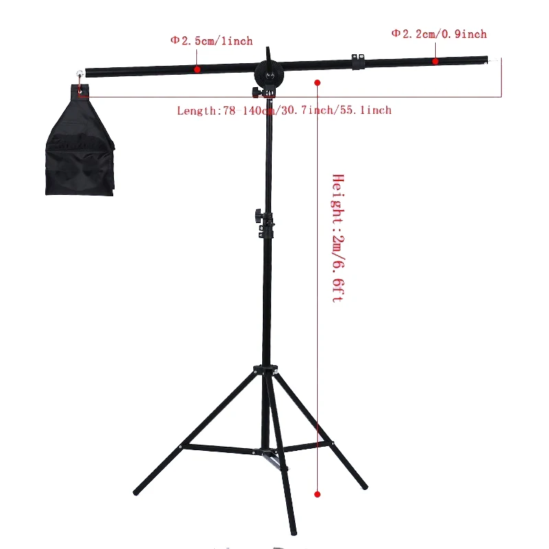 Аксессуары для фотостудии фото и видео осветительная стойка 2 м + софтбокс 50*70 см