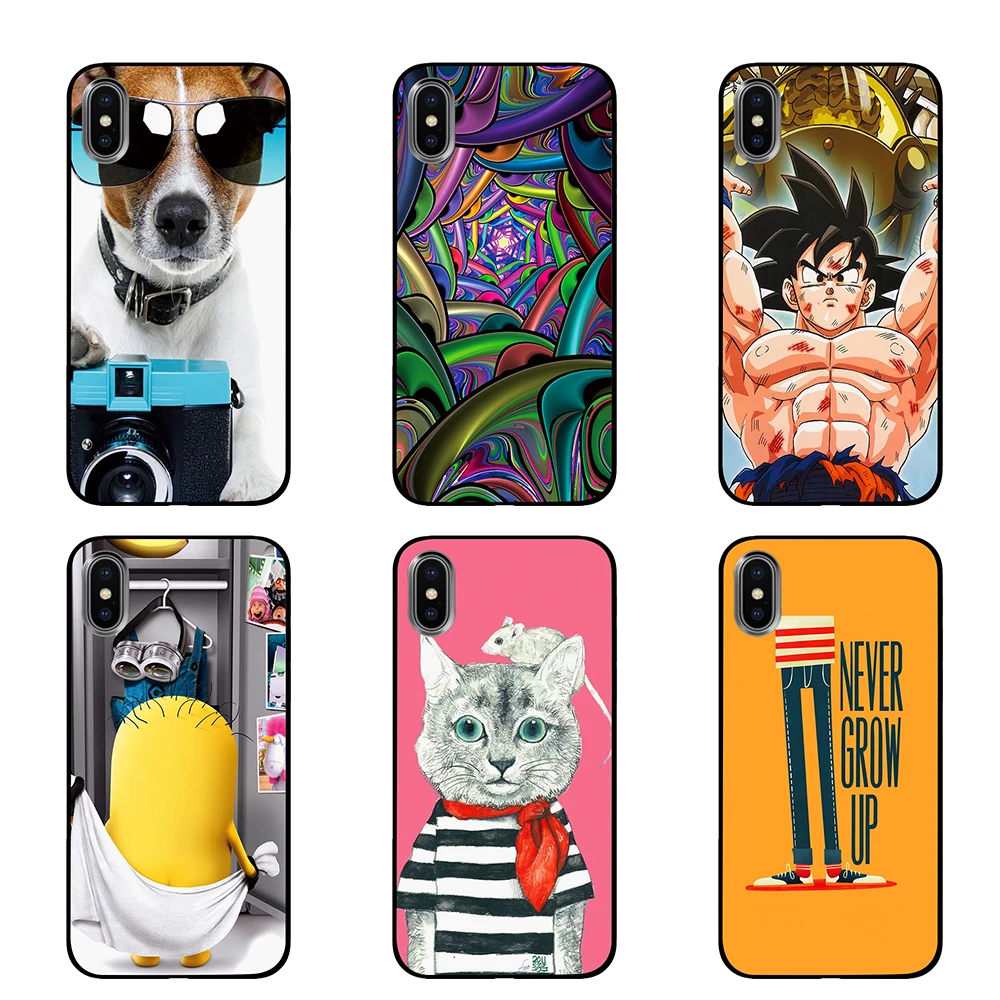 Никогда не взрослеть черный ТПУ для iPhone 5 5S SE 6 6s 7 8 Plus X XS Max XR чехлы телефонов |