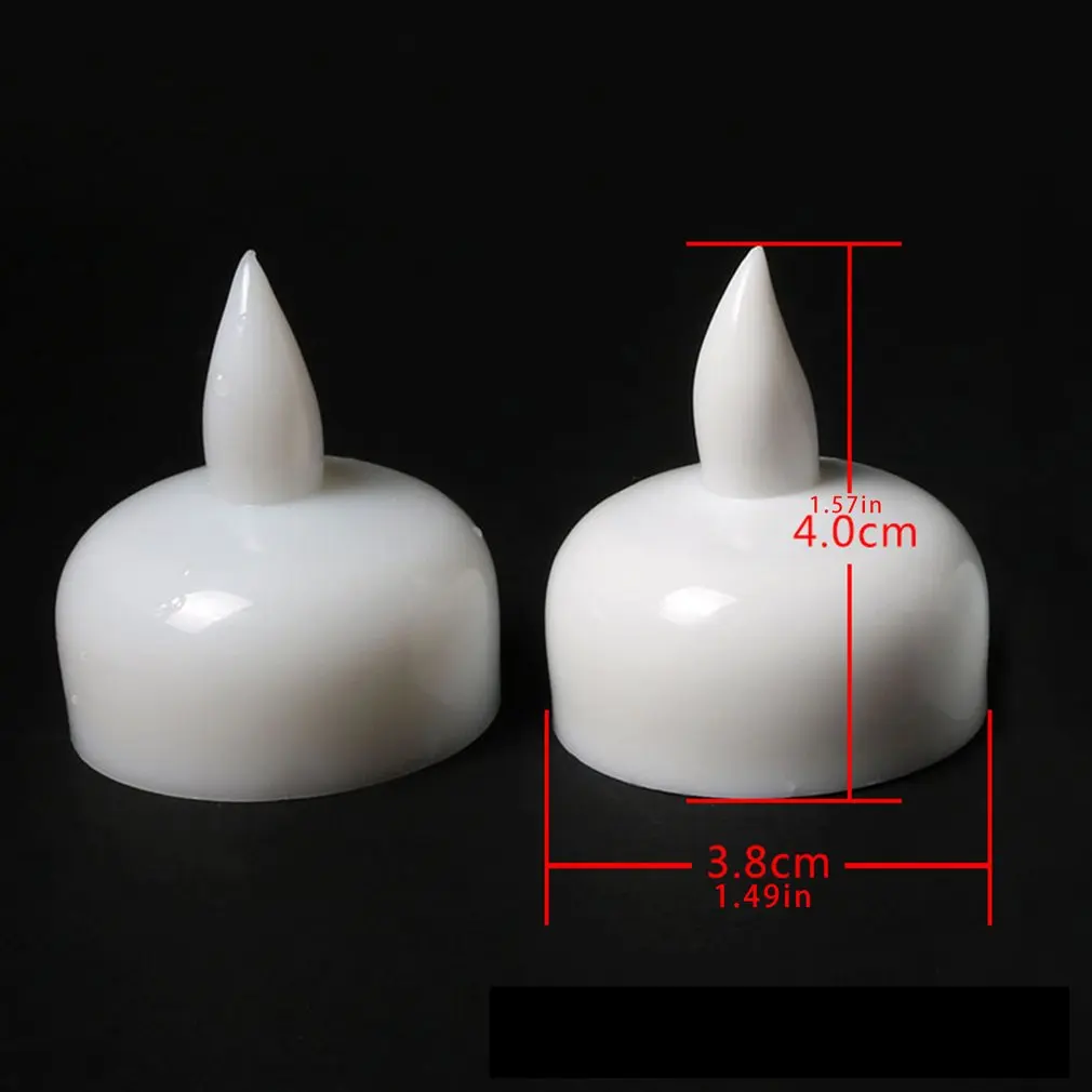

Hot 12pcs Led Candle Home Decor Floating Waterproof Flameless Candle Battery Operated Party For Wedding Light Candle Lamp