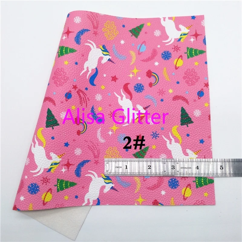 1 шт. искусственная кожа с принтом единорога 21 х29 см | Дом и сад