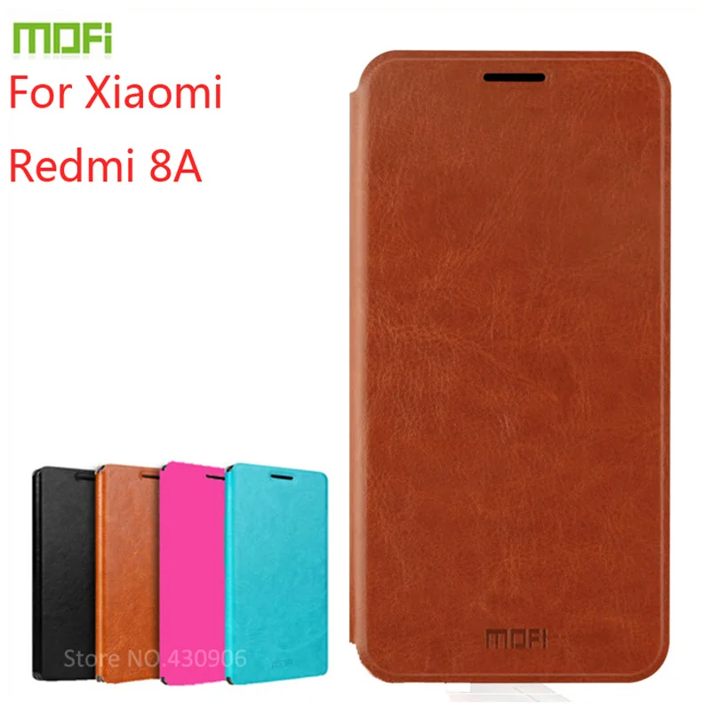 Для Xiaomi Redmi 8A чехол MOFI флип чехол для Xiaomi Redmi 8A Высокое качество кожаный чехол-подставка для Xiaomi Redmi 8A