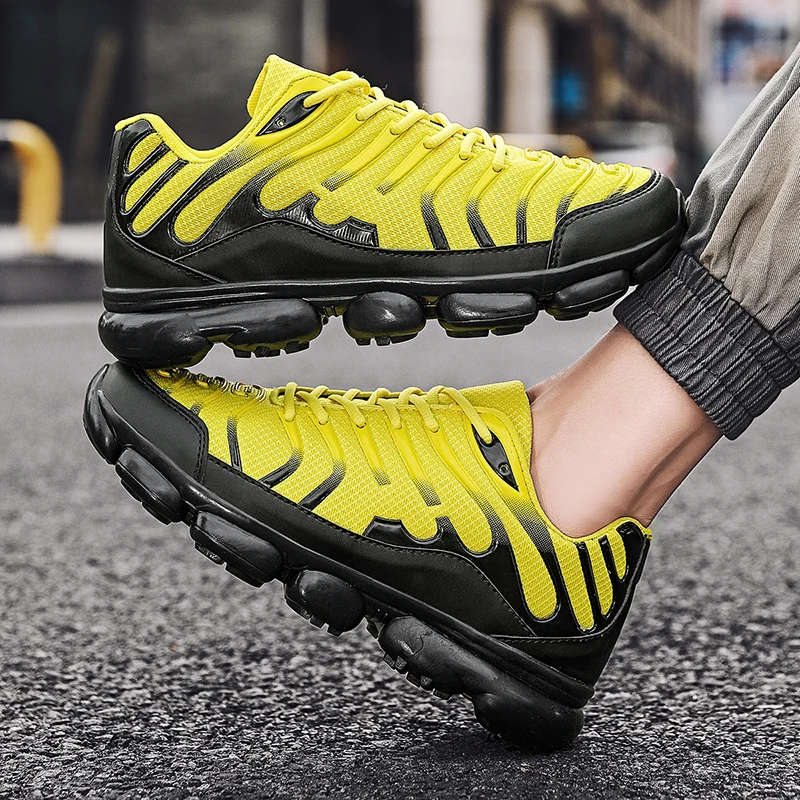 Беговые кроссовки мужские, тренировочные, сетчатые, атлетические, не скользящие, легкие, марафонские, удобные, кроссовки с шнуровкой, для мужчин, для бега и спорта.