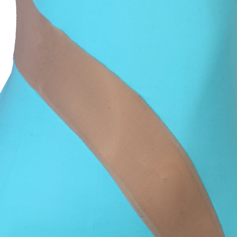 Latin Dance Costume Women New Dress Sexy Summer Lake Blue Competition Dancewear Stage Outfit Club 1486 | Тематическая одежда и