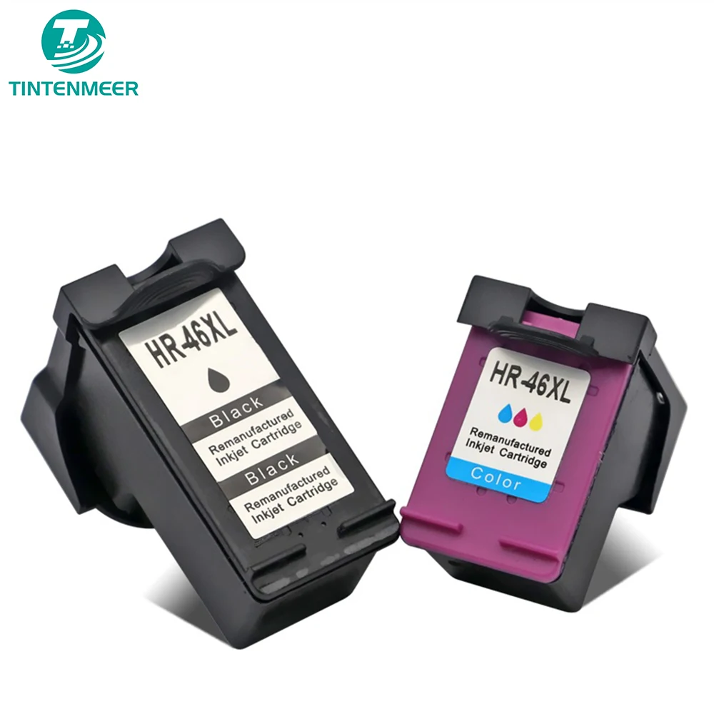 

TINTENMEER ink cartridge 46 compatible for hp Deskjet 2020HC 2520HC 2025HC 2029 2529 4729