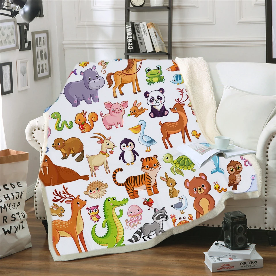 Мультяшный динозавр Шерпа флис микрофибра маленький монстр для детей Плюшевые