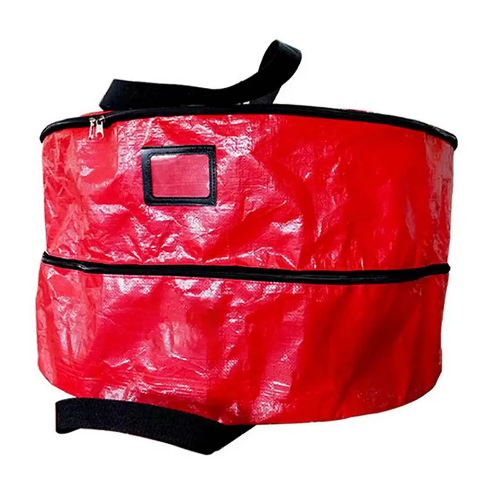 

Christmas Wreath Storage Bag Large Capacity Double-layer Portable Storage Bag Wreath Storage Box With Dual Zippers And Handles