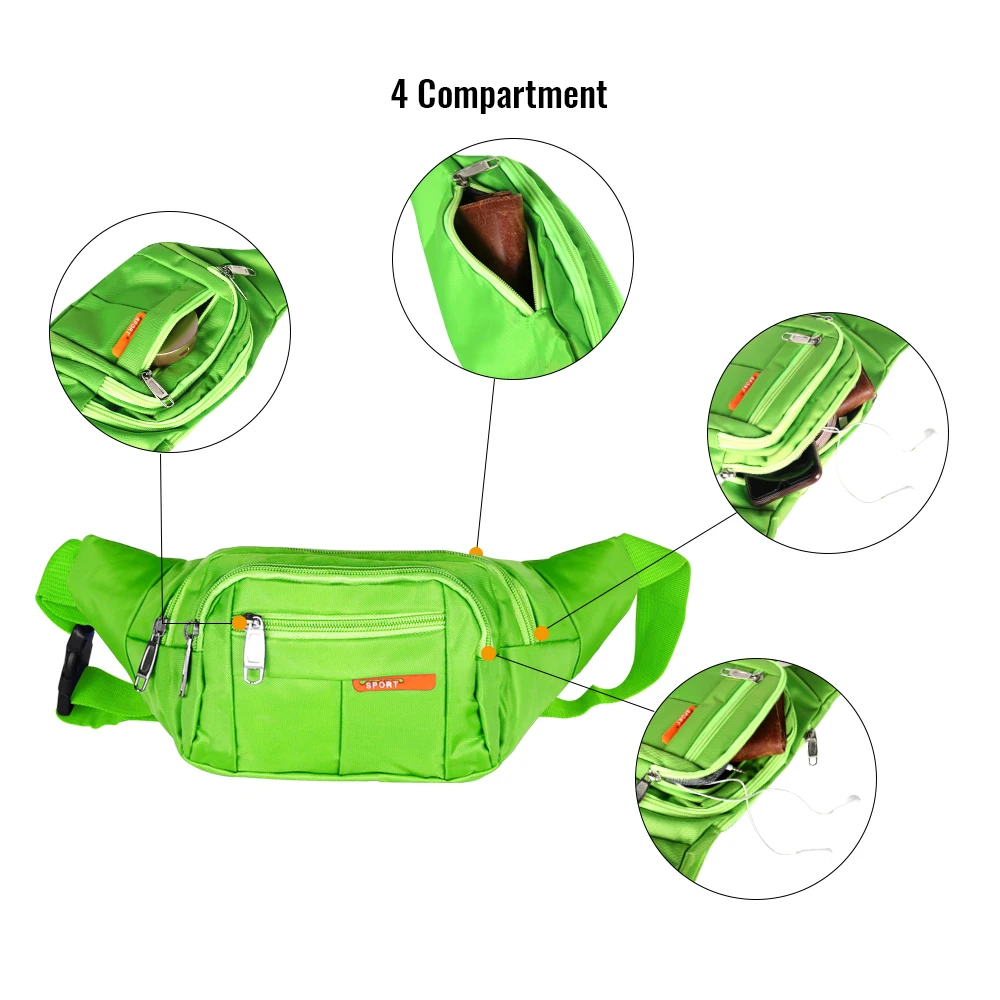 Забавная поясная сумка Buylor для мужчин и женщин сумка-бананка на пояс