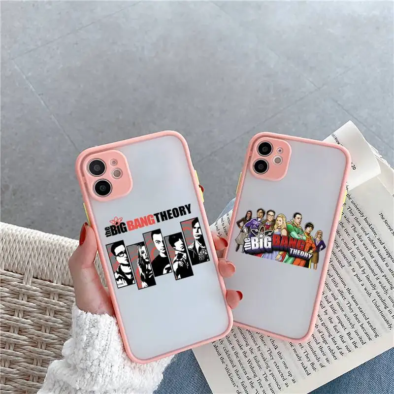 

The Big Bang Theory TBBT Phone Case Matte Transparent for iPhone 7 8 11 12 s mini pro X XS XR MAX Plus cover funda