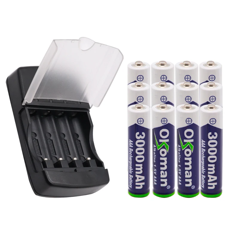 Щелочная перезаряжаемая батарея AAA 3000 мАч 1 5 В для электрической игрушечной