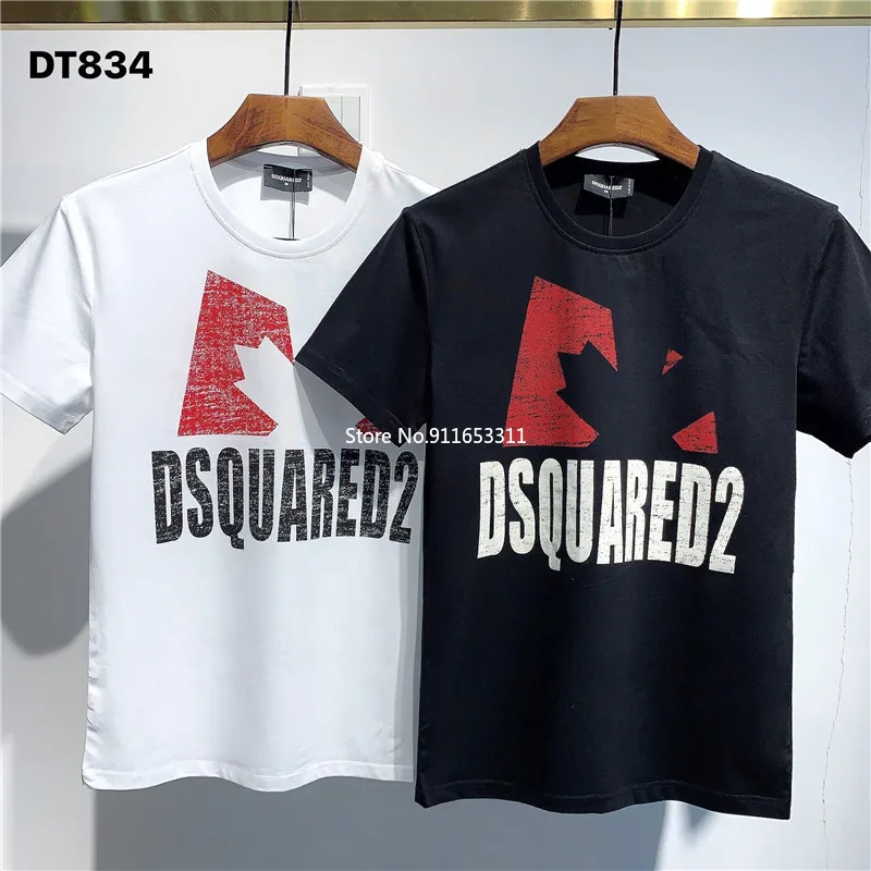

Men t shirt O-Neck letter printed Men's Leisure short Shirts white and black Harajuku men Plus Size Streetwear plus 3xl