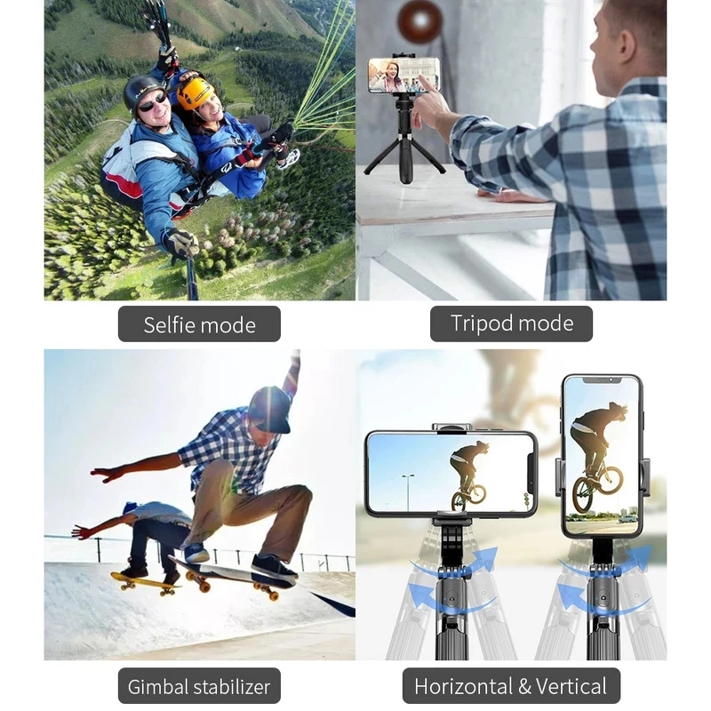 gimbal stabilizer for iphone android cell mobile phone cellphone smartphone action camera handle grip selfie stick video tripod free global shipping