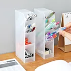 Ящики для хранения, многофункциональный настольный органайзер для хранения мусора, коробка для ручки, кисти для макияжа, пластиковые ящики из полипропилена для офиса
