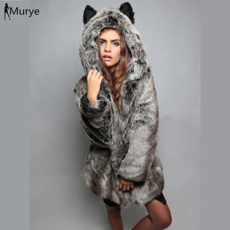 Зимнее женское пальто из искусственного меха Тедди куртка оверсайз меховая