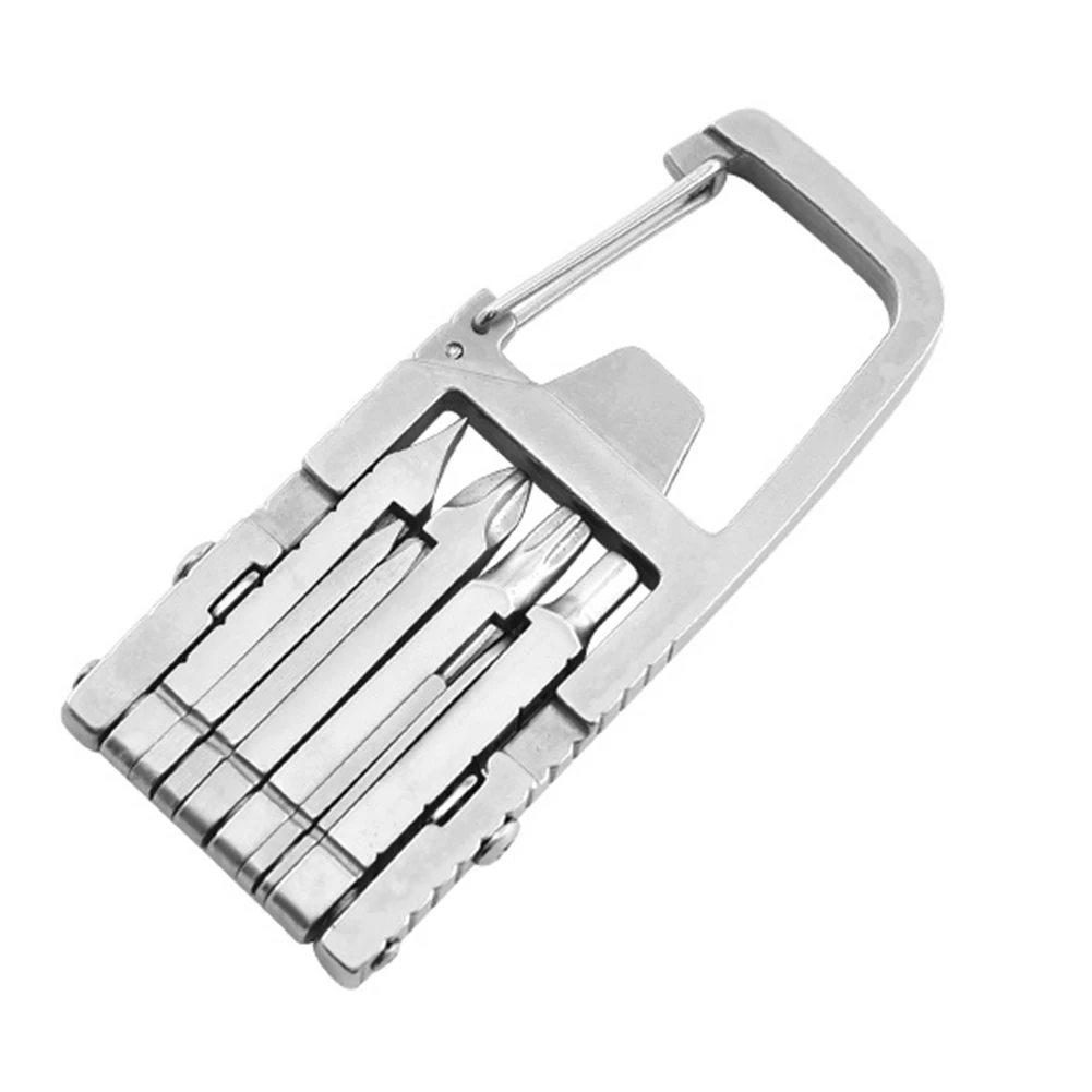 

13 in 1 Multi-function Folding Knife Hand Tool Outdoor Survival Mini Portable Stainless Steel Screwdriver Bottle Opener Pliers