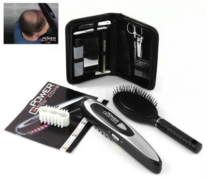 

Laser Hair-Growing Comb Scalp Massager Hairdressing Negative Ion Comb Color Light Auxiliary Anti-Hair Loss Hair Care Comb