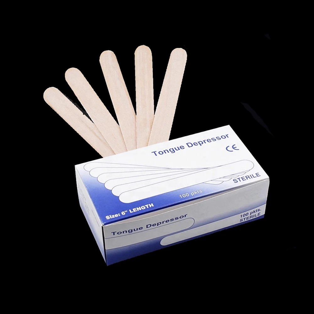 

100 шт., деревянные одноразовые бамбуковые палочки для тату